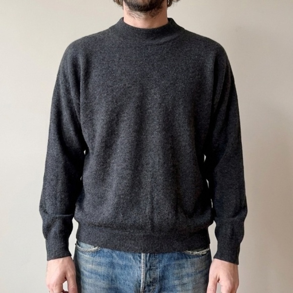 CLAN DOUGLAS NORDSTROM Men’s 100% Cashmere Crewneck Sweater Made In‎ Scotland